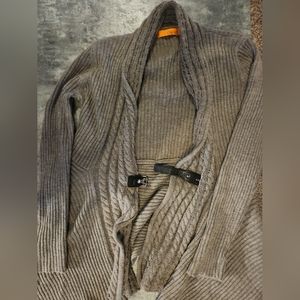 One A jacket with belt